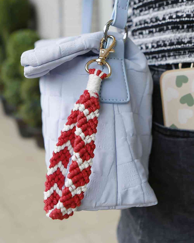 Macrame Wristlet Key Chain