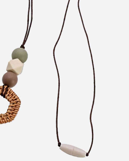 Assorted 4-Piece Silicone Bead Lanyard