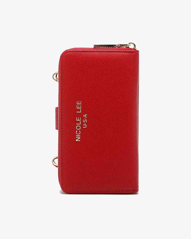Nicole Lee USA Two-Piece Crossbody Phone Case Wallet