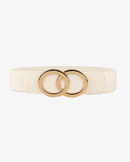 Zinc Alloy Buckle Elastic PU Belt