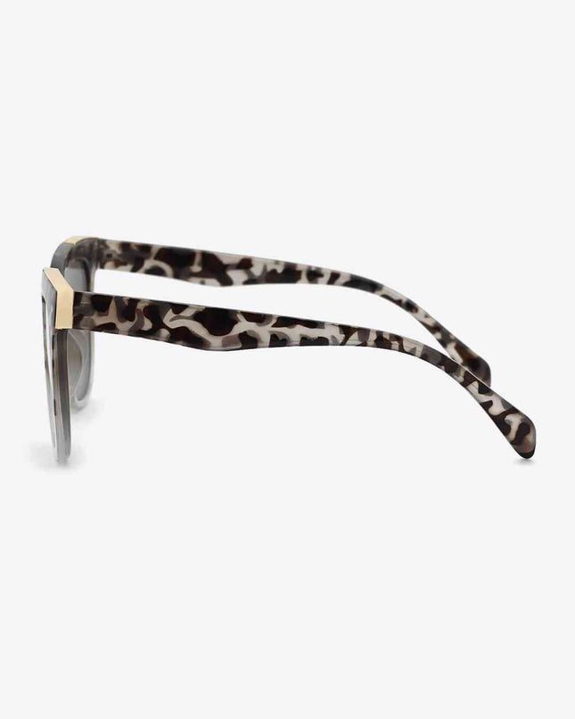 Tortoiseshell Polycarbonate Frame Full Rim Sunglasses