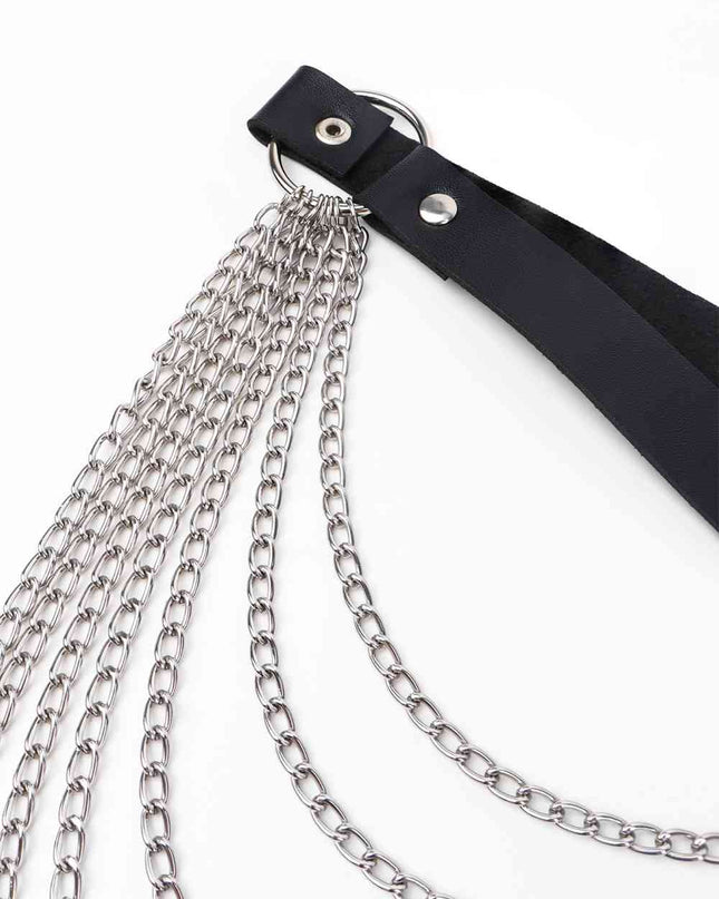 PU Belt with Chain