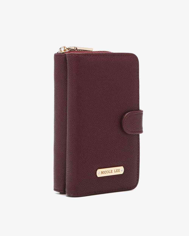 Nicole Lee USA Two-Piece Crossbody Phone Case Wallet
