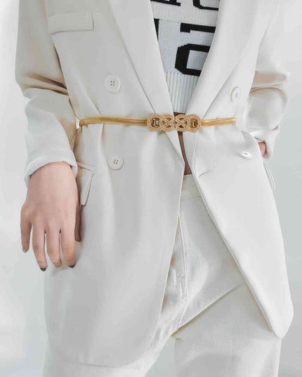 Knot Buckle Metal Belt