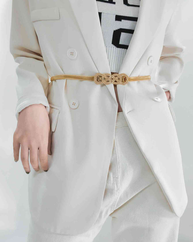 Knot Buckle Metal Belt