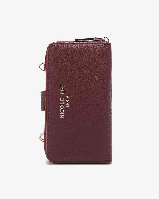 Nicole Lee USA Two-Piece Crossbody Phone Case Wallet
