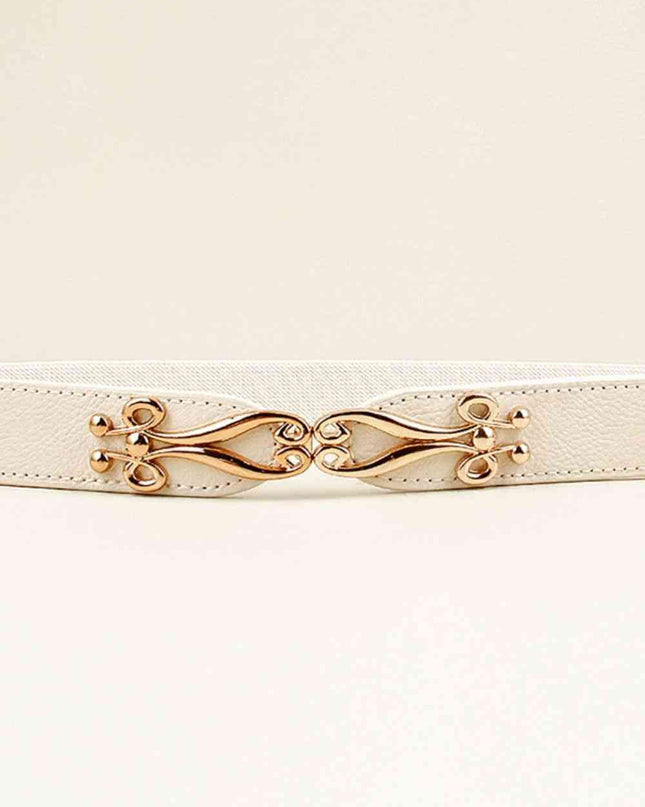 Alloy Buckle Elastic Belt
