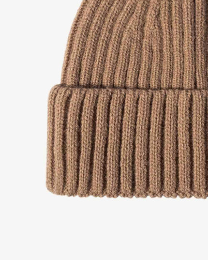 Rib-Knit Cuff Beanie