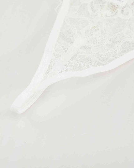 Lace Lingerie Three-Piece Set