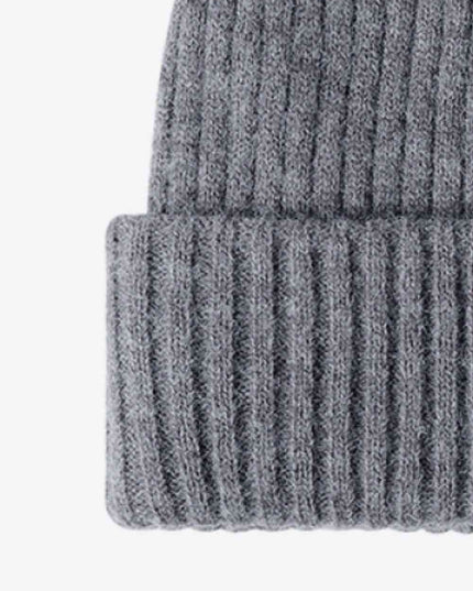 HAPPY Contrast Beanie