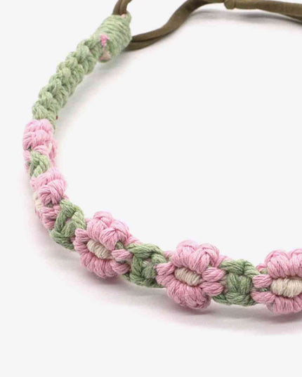 Assorted 2-Pack In My Circle Daisy Macrame Headband