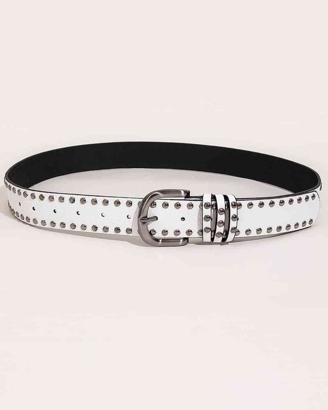 PU Leather Studded Belt