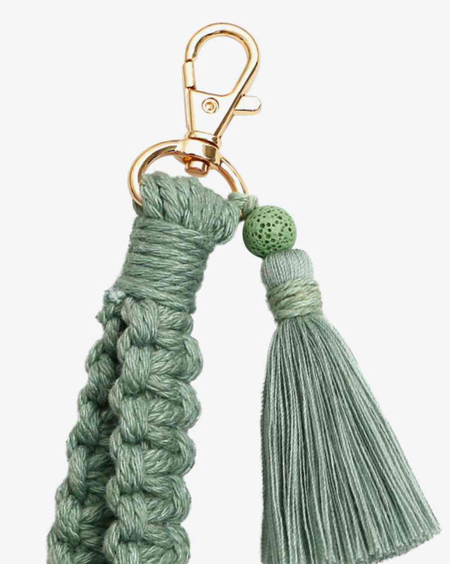 Wristlet Keychain with Tassel
