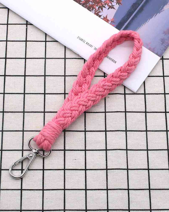 Assorted 4-Piece Macrame Keychain