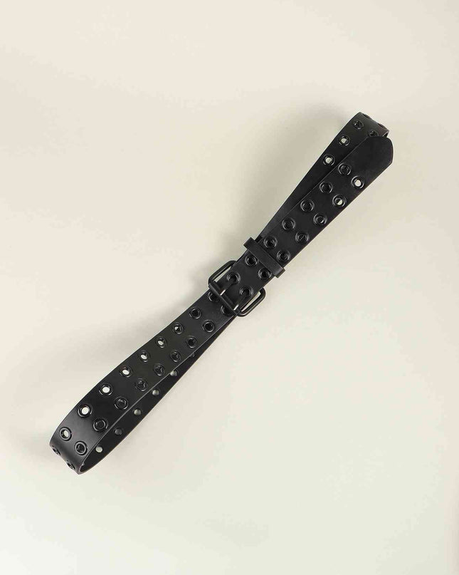 Grommet PU Leather Belt