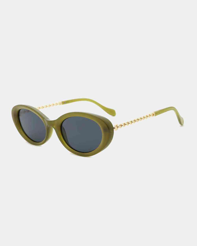 Polycarbonate Frame Cat-Eye Sunglasses