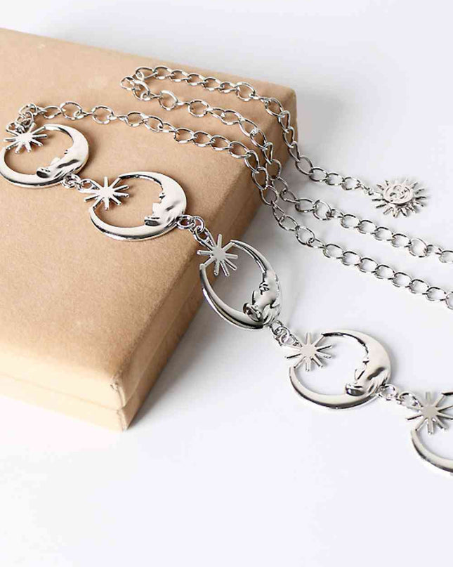 Sun and Moon Alloy Belt