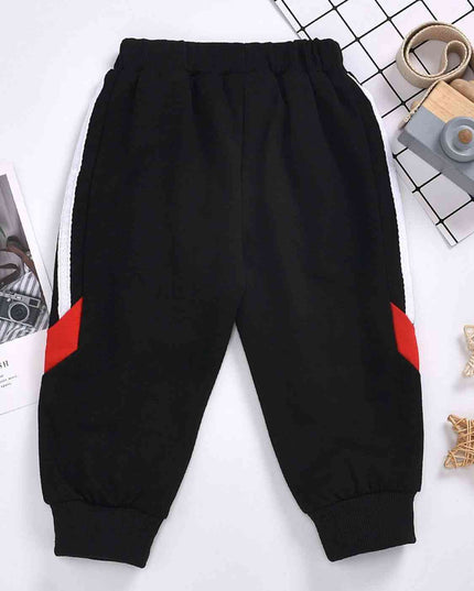 Kids Side Stripe Contrast Joggers