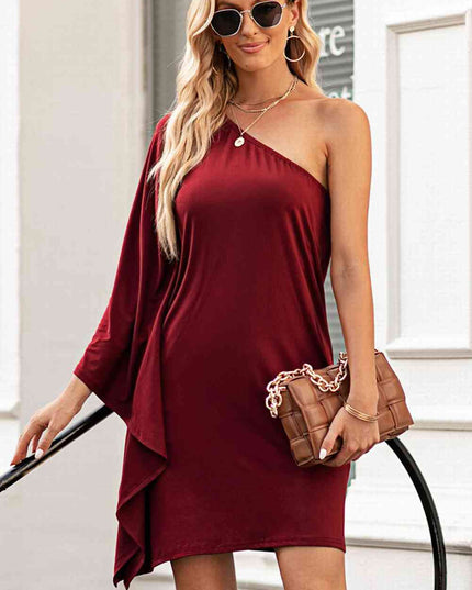 One Shoulder Statement Dress