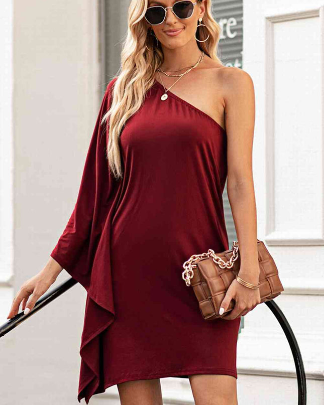 One Shoulder Statement Dress