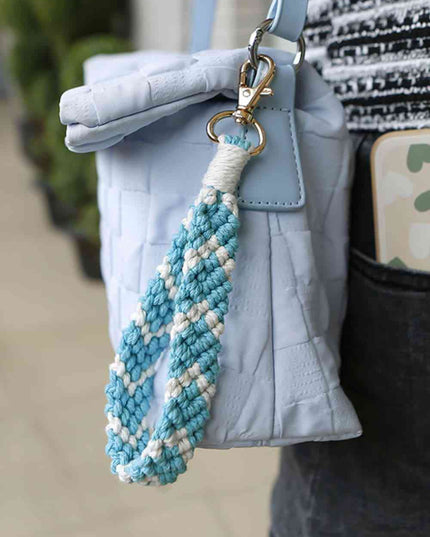 Macrame Wristlet Key Chain