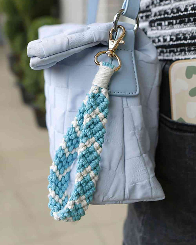 Macrame Wristlet Key Chain