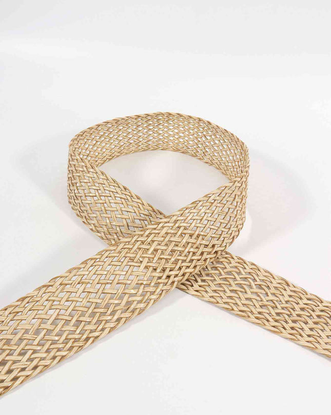 Irregular Buckle Braid Belt