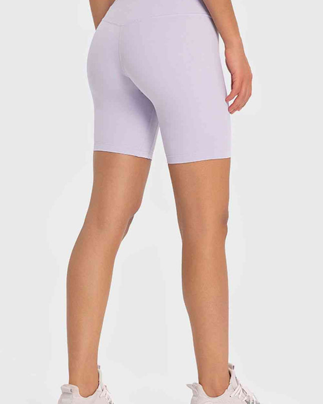 V-Waist Biker Shorts