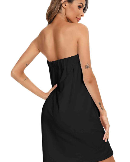 Strapless Robe with pocket