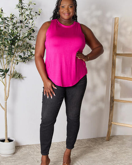 Zenana Full Size Round Neck Tank