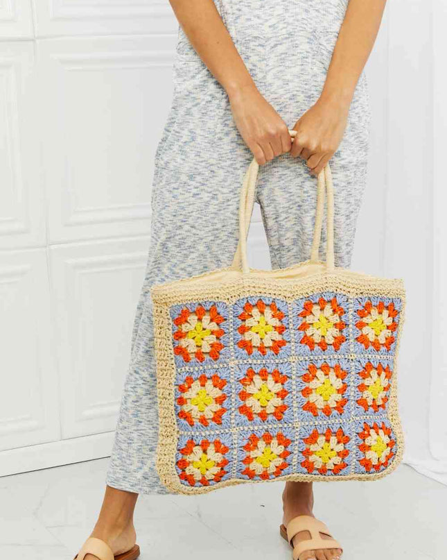 Fame Off The Coast Straw Tote Bag