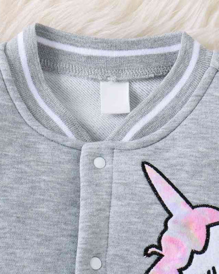 Unicorn Graphic Long Sleeve Jacket