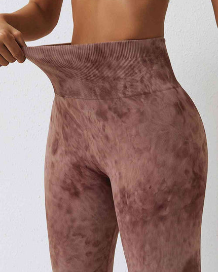 High Waist Tie-Dye Long Sports Pants