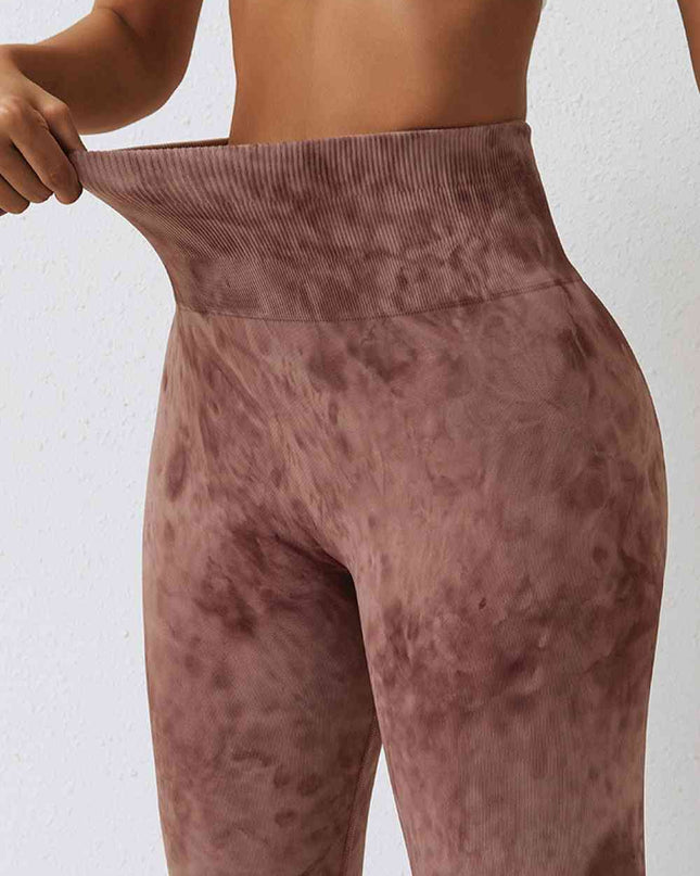 High Waist Tie-Dye Long Sports Pants