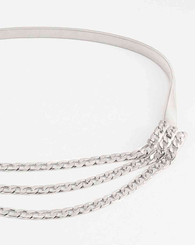 Metal Triple-Layered Chain Belt