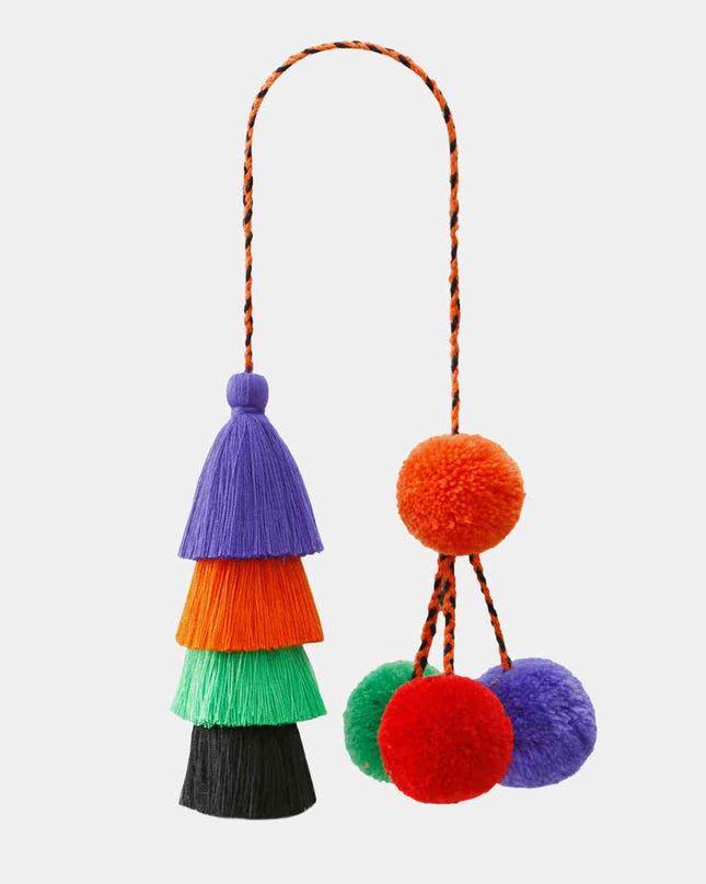 Tassel & Pom-Pom Key Chain