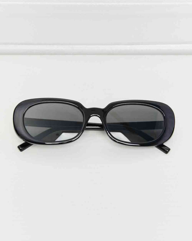 Oval Full Rim Sunglasses