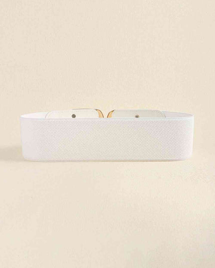 Zinc Alloy Buckle Elastic Wide Belt