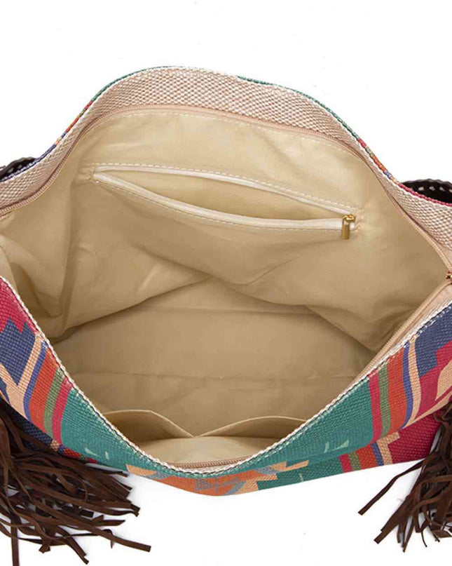 Geometric Canvas Tote Bag