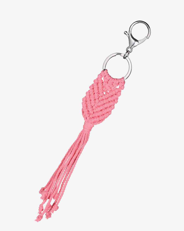 Assorted 4-Pack Handmade Fringe Keychain
