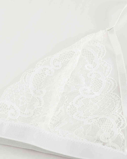 Lace Lingerie Three-Piece Set