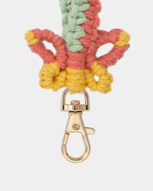 Butterfly Shape Macrame Key Chain