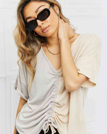 Oval Full Rim Sunglasses