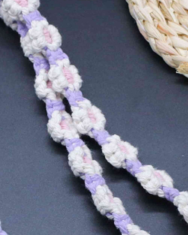 Flower Macrame Phone Lanyard