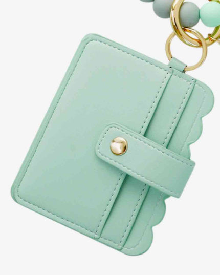 Beaded Tassel Keychain with Wallet