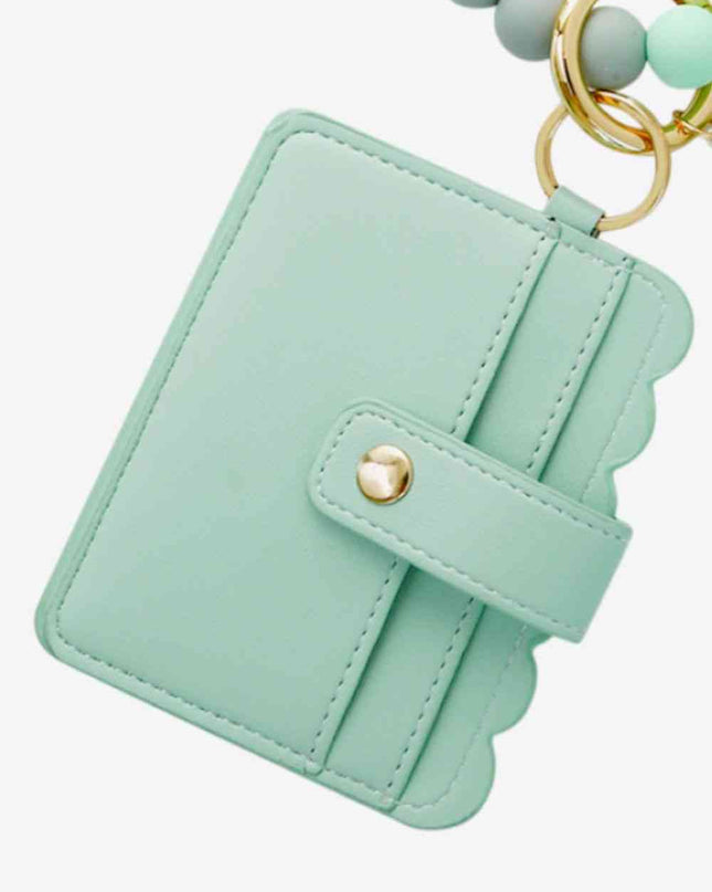 Beaded Tassel Keychain with Wallet