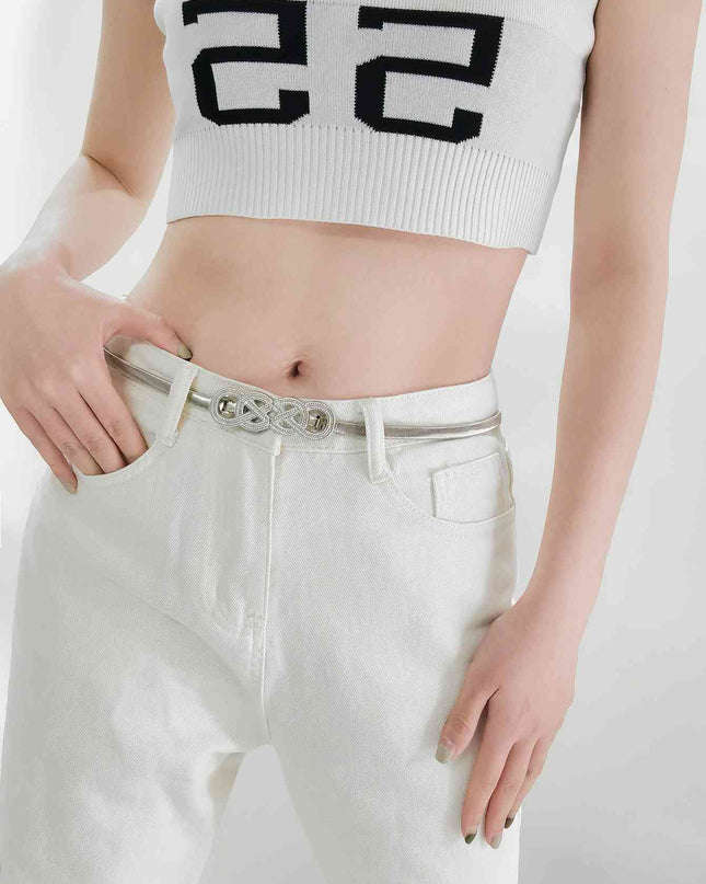 Knot Buckle Metal Belt