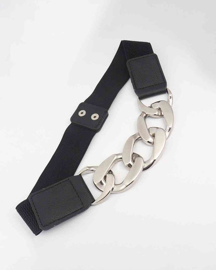 Chain Detail Elastic Belt