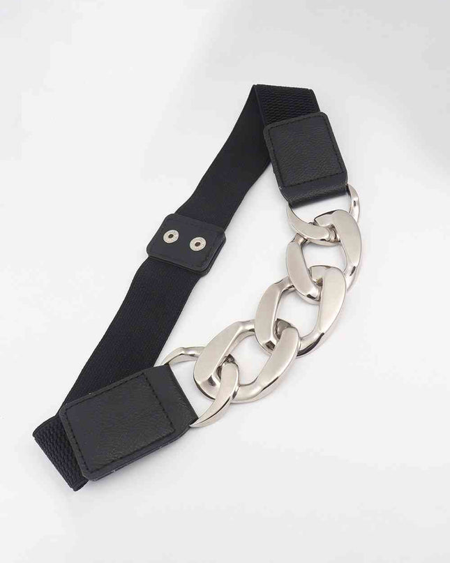 Chain Detail Elastic Belt