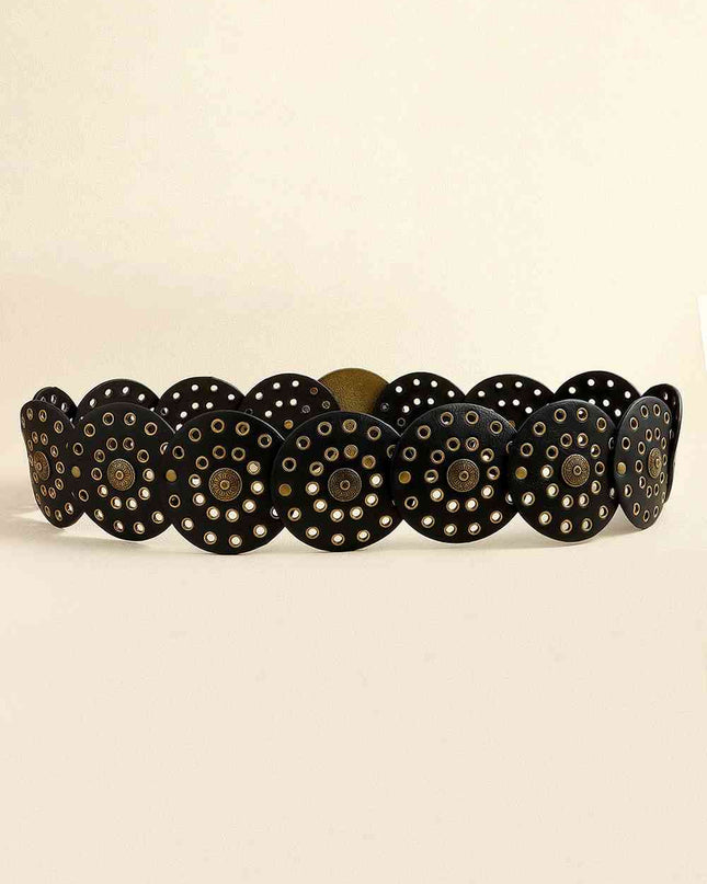 Vintage PU Leather Wide Belt
